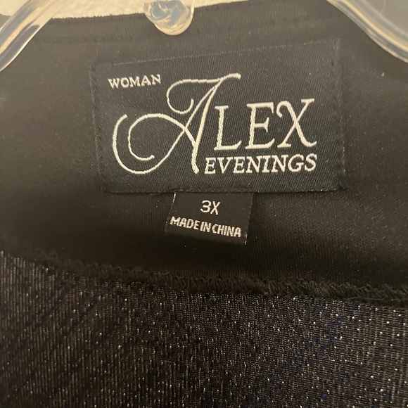 Alex Evenings 2-Piece Sparkle Twinset Jacket & Tank Top | Plus Size 3X - Picture 10 of 15